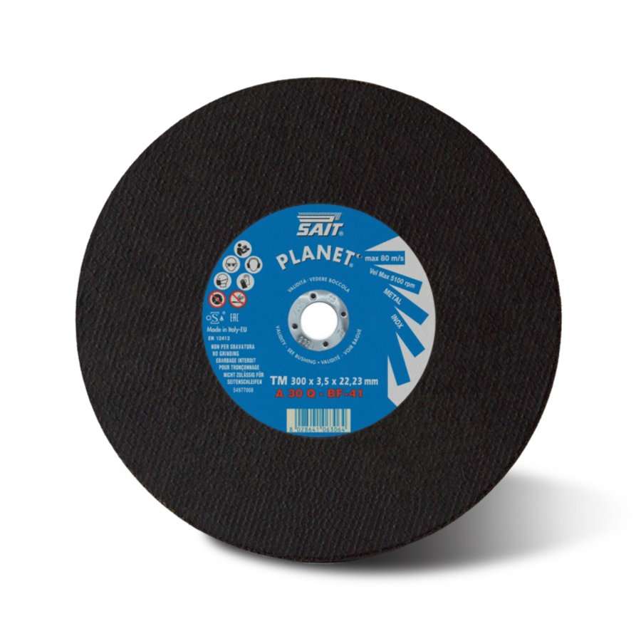 SAIT PLANET A 30 Q Flat Aluminum Oxide Large Cutting Discs