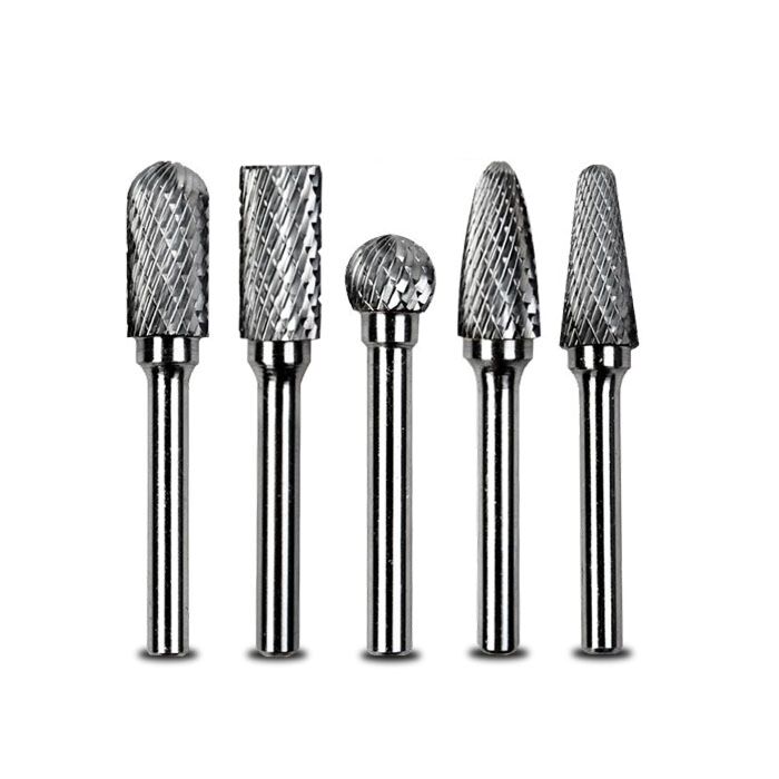 Tungsten Carbide Burr 5 Piece 6mm Shank Set
