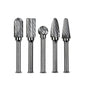 Tungsten Carbide Burr 5 Piece 6mm Shank Set