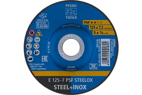 PFERD Grinding Wheel Universal PSF STEELOX